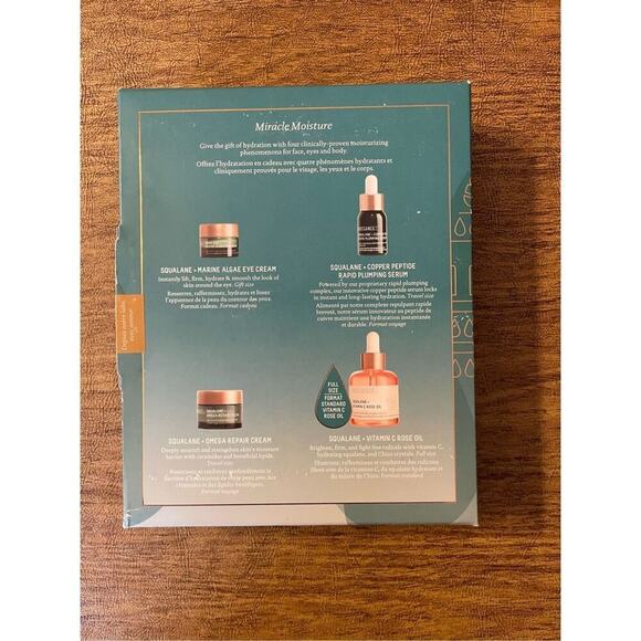 BIOSSANCE Miracle Moisture Set Rapid Plumping Serum, Omega Repair, Vitamin C New - Picture 7 of 8